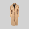 Cappotto cammello donna